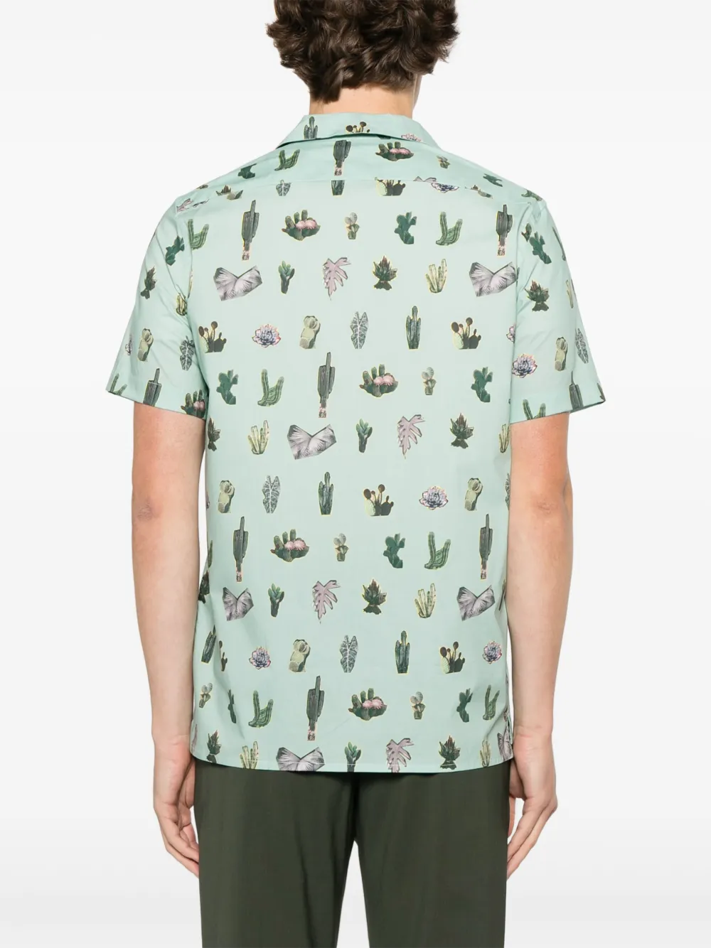 PS Paul Smith Prickly Pear overhemd Groen