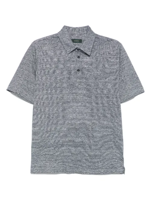 Zanone jersey polo shirt - Bleu - Zanone - Modalova
