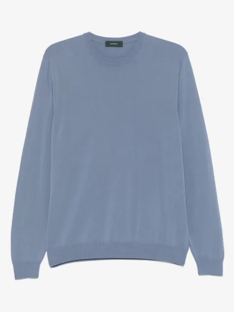 Zanone cotton crew-neck sweater