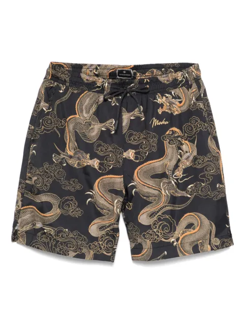 Maharishi shorts de playa Dragon