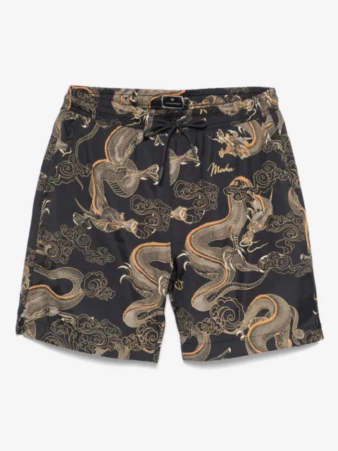 Maharishi Dragon swim shorts