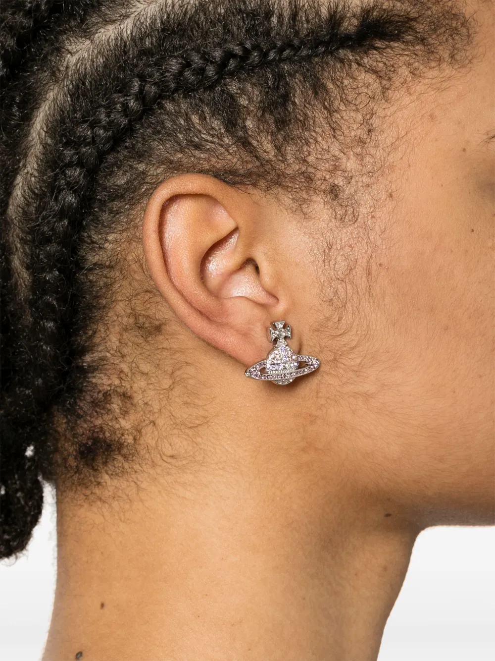 Vivienne Westwood Kika oorbellen - Zilver