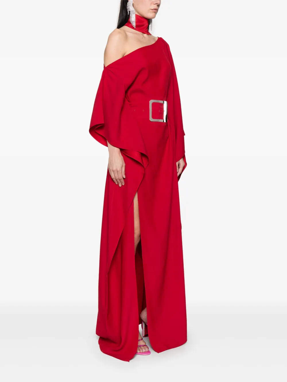 Taller Marmo Taylor maxi-jurk Rood