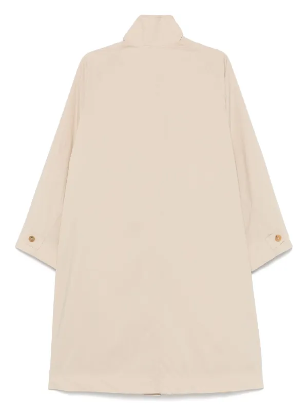 [LOW CLASSIC] / ☆ 25SS RAGLAN HIGH NECK TRENCH COAT / BEIGE Low Classic raglan-sleeve Trench Coat | Neutrals | FARFETCH