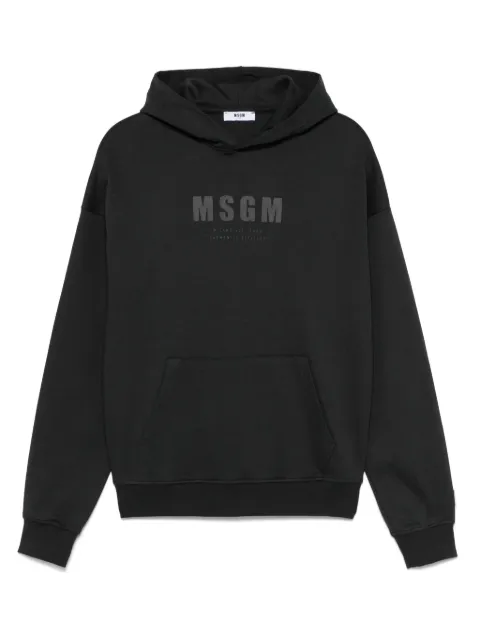 MSGM Kids logo-print hoodie