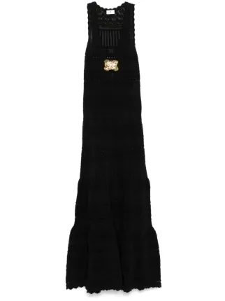 ☆ELISABETTA FRANCHI ブラック ドレス Elisabetta Franchi Black Sheath Dress With Bow | Balardi