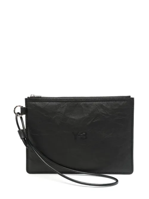 Y-3 pochette en cuir - Noir - Y-3 - Modalova