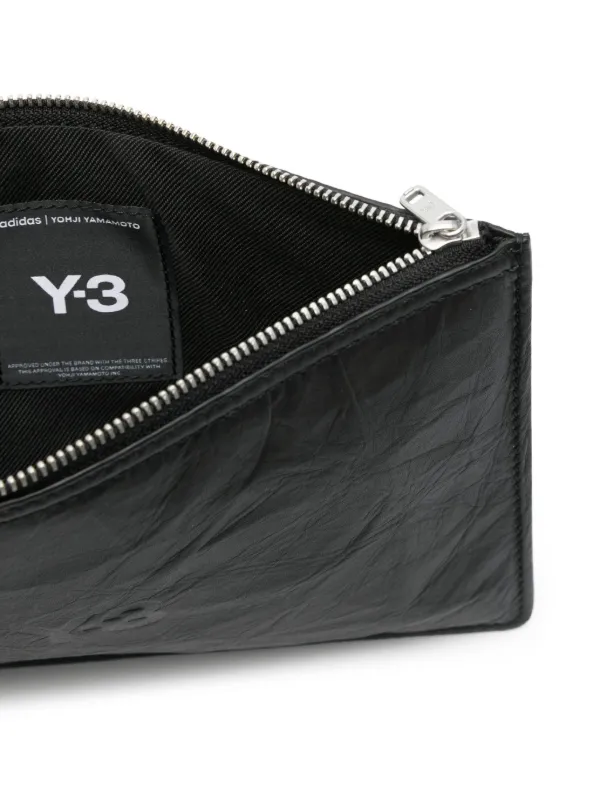 Y-3 Leather Clutch Bag | Black | FARFETCH