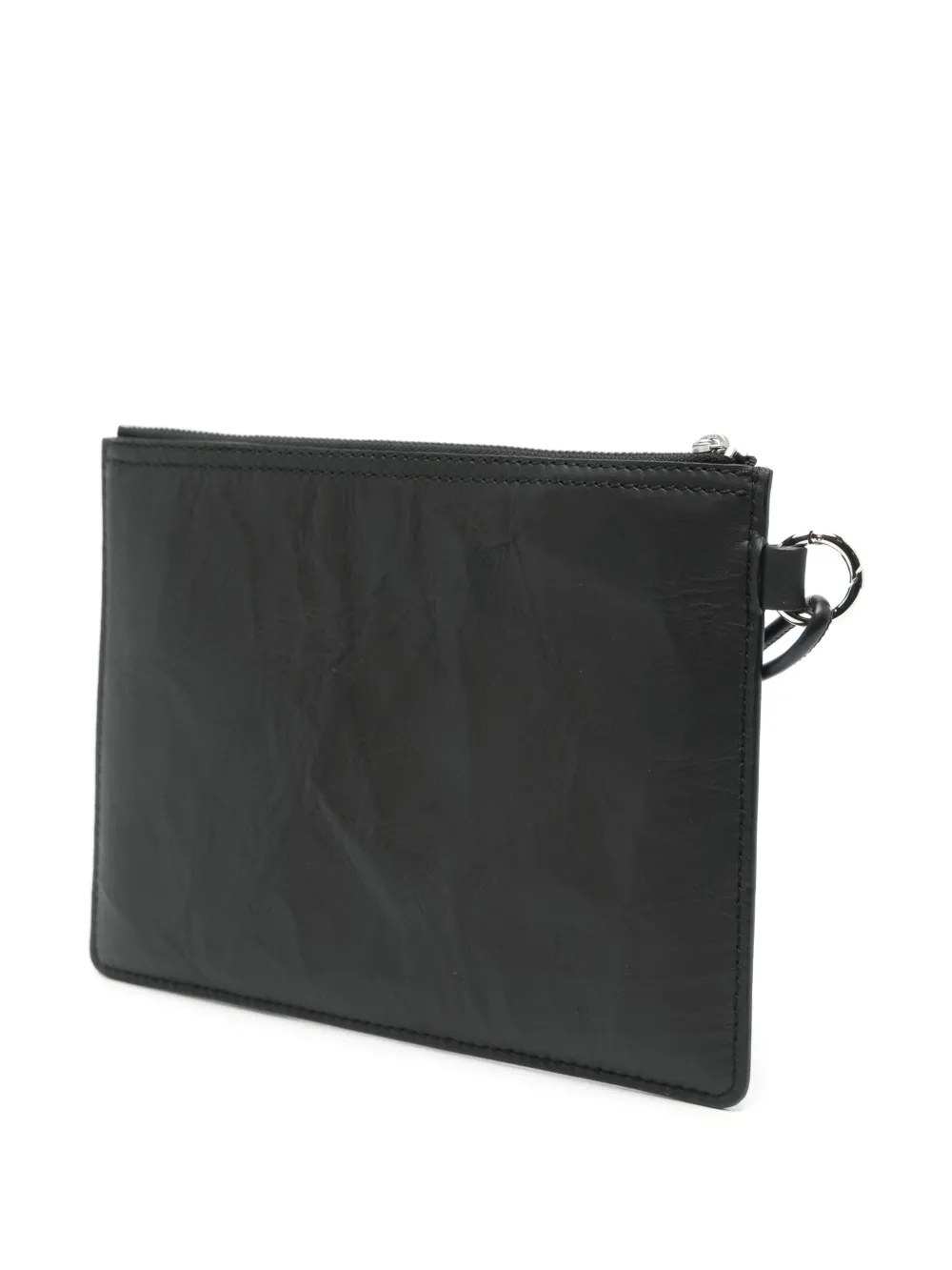 Y-3 LEATHER CLUTCH BAG