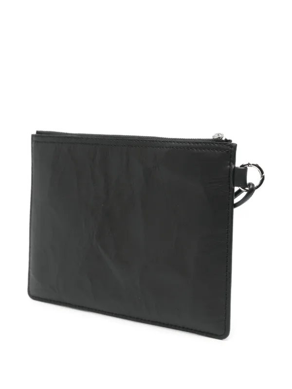 Y-3 Leather Clutch Bag | Black | FARFETCH