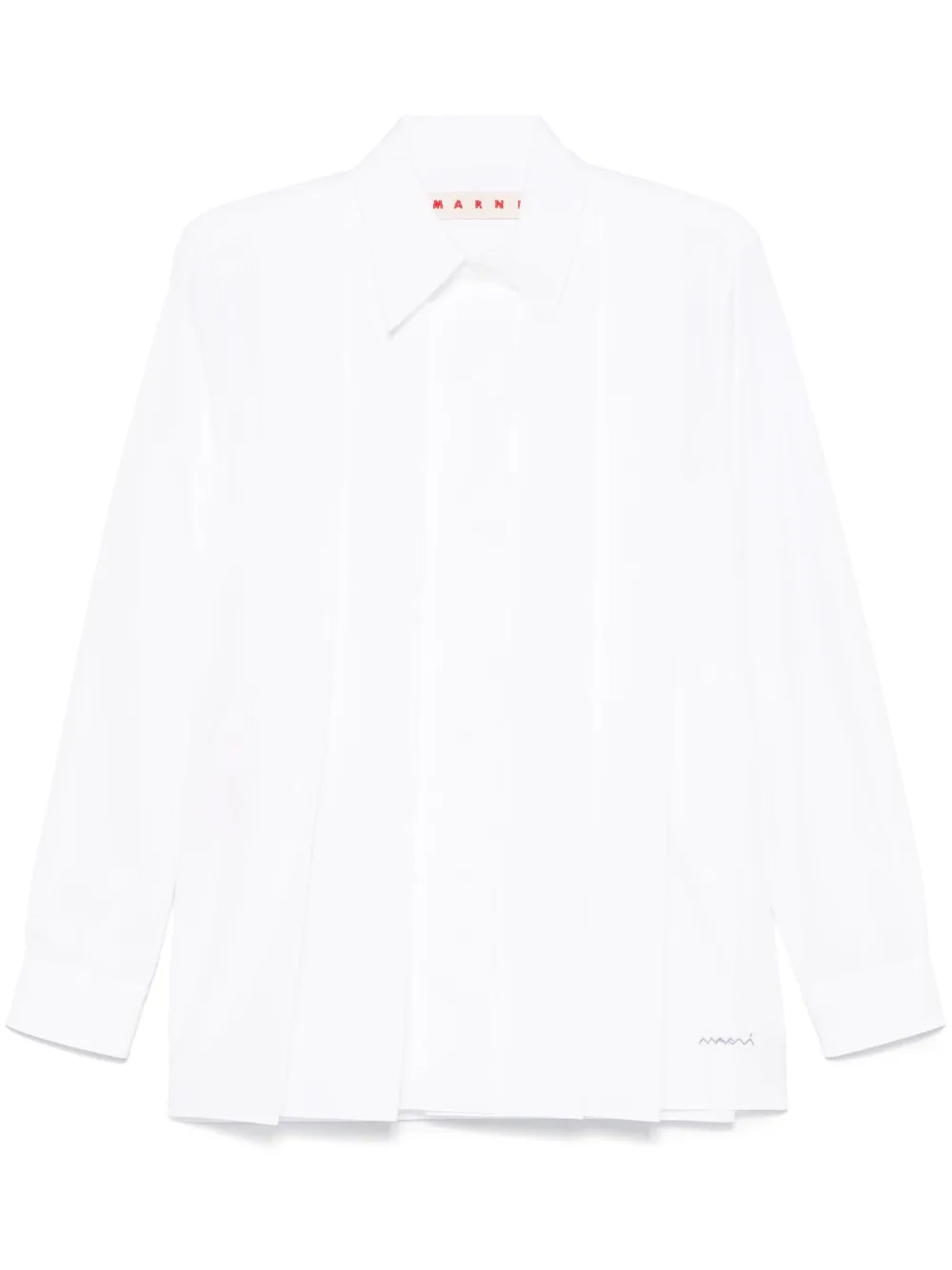 Marni オーガニックコットン シャツ - ホワイト Marni オーガニックコットン シャツ - ホワイト
