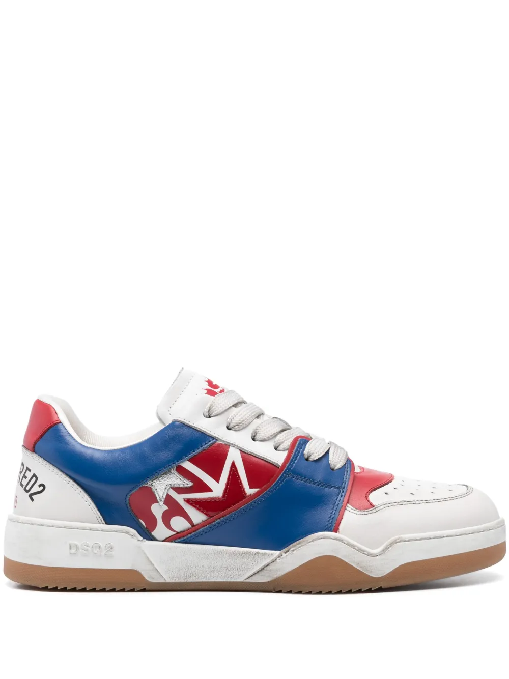 DSQUARED2 Spiker sneakers Wit