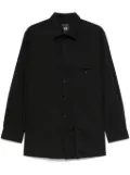 Y-3 pleated pocket shirt - Black
