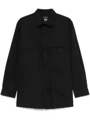 Maison MIHARA YASUHIRO コーデュロイ シャツ | ブラック | FARFETCH JP