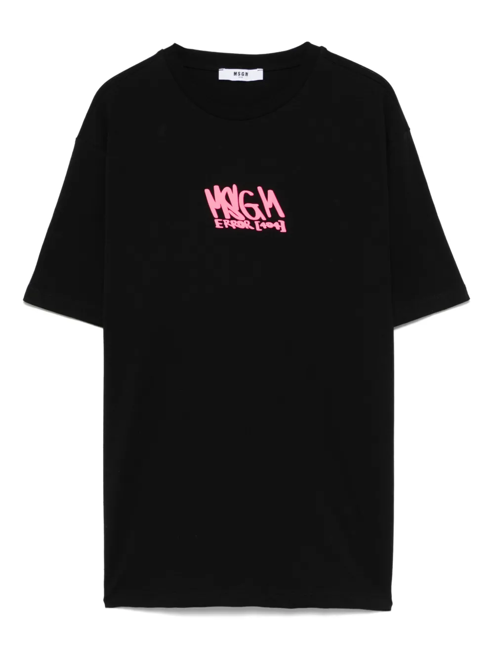 MSGM Kids T-shirt met logoprint Zwart
