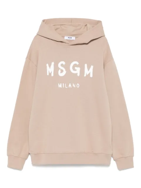MSGM Kids هودي بطبعة شعار الماركة