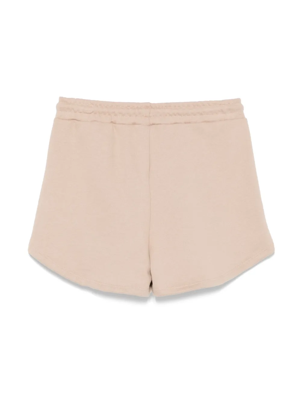 MSGM Kids Trainingsshorts met logoprint - Beige