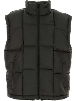 MM6 Maison Margiela ハイネック パデッドベスト | ブラック | FARFETCH JP