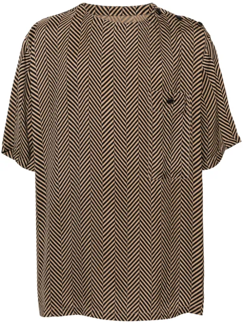 T-shirt à motif imprimé - Uma Wang - Modalova