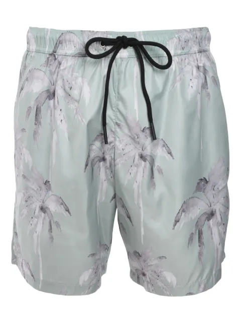 Mauna Kea palm tree-print swim shorts
