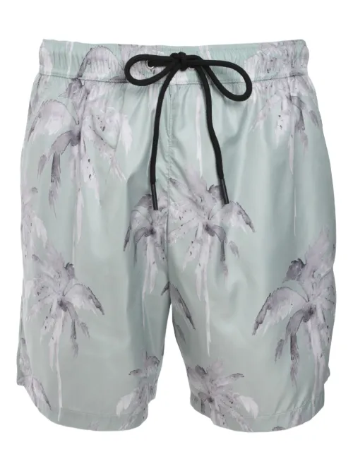 Short de bain à imprimé palmier - Mauna Kea - Modalova