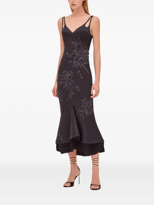 alexis embroidered dress Embroidered Leomie Dress