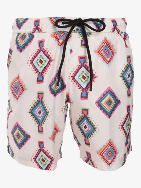 Mauna Kea geometric-print swim shorts
