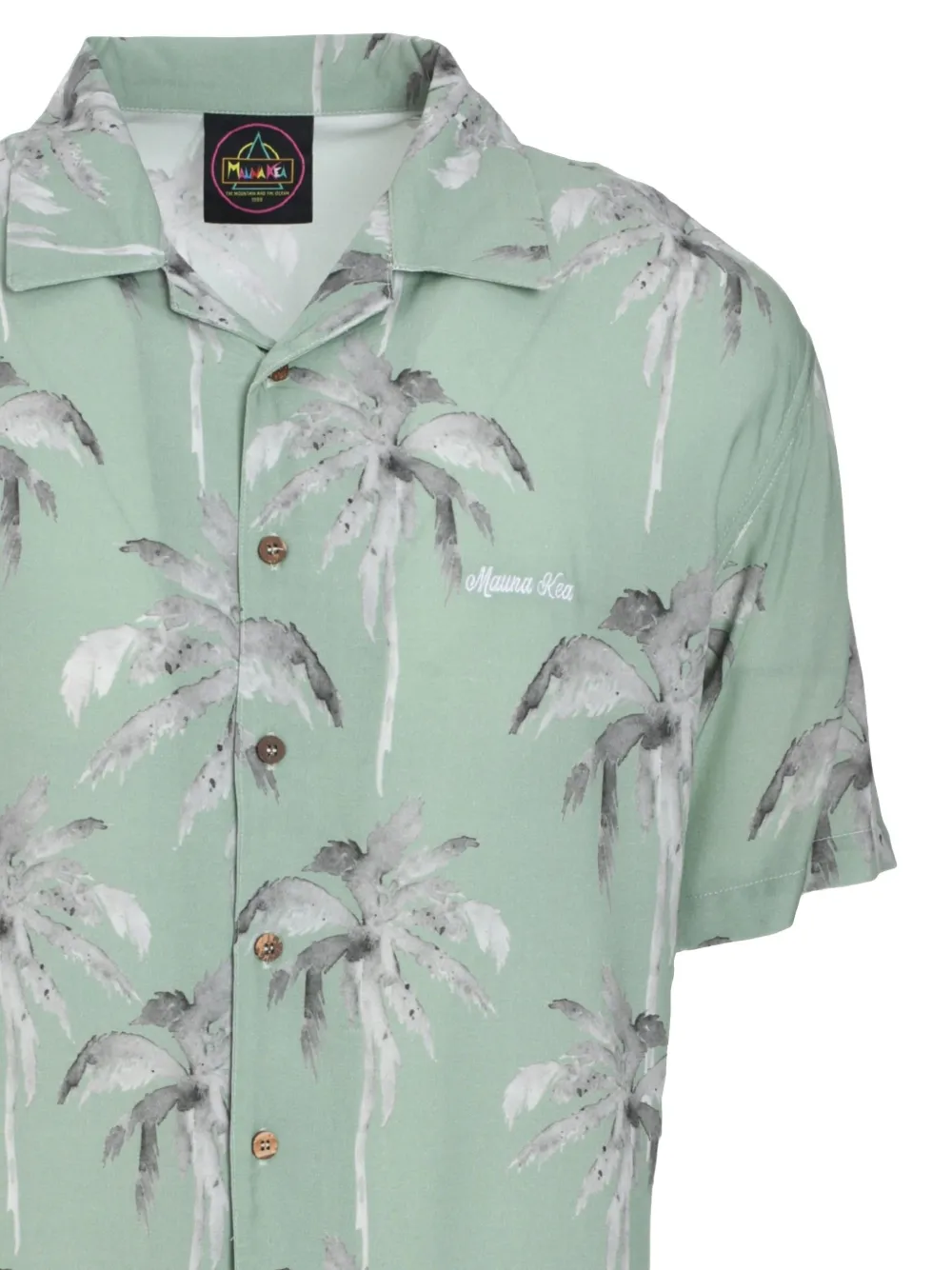 Mauna Kea Overhemd met print Groen