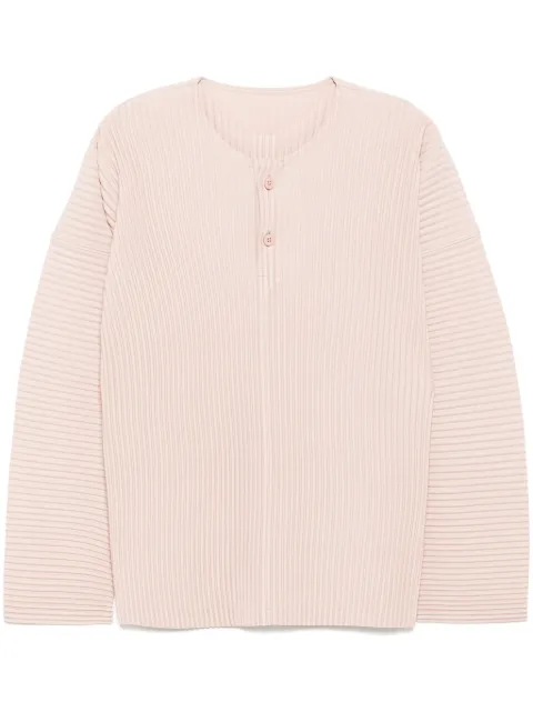 Homme Plissé Issey Miyake pleated long sleeves T-shirt