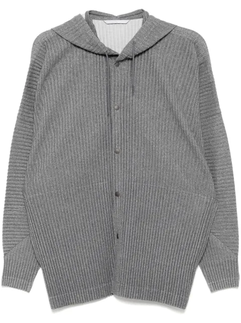 Homme Plissé Issey Miyake pleated hooded jacket