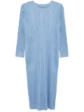 Pleats Please Issey Miyake pleated dress - Blue