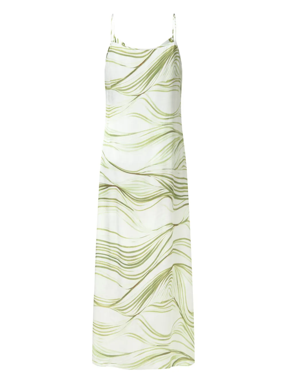 Peserico Jurk met abstract patroon - Wit
