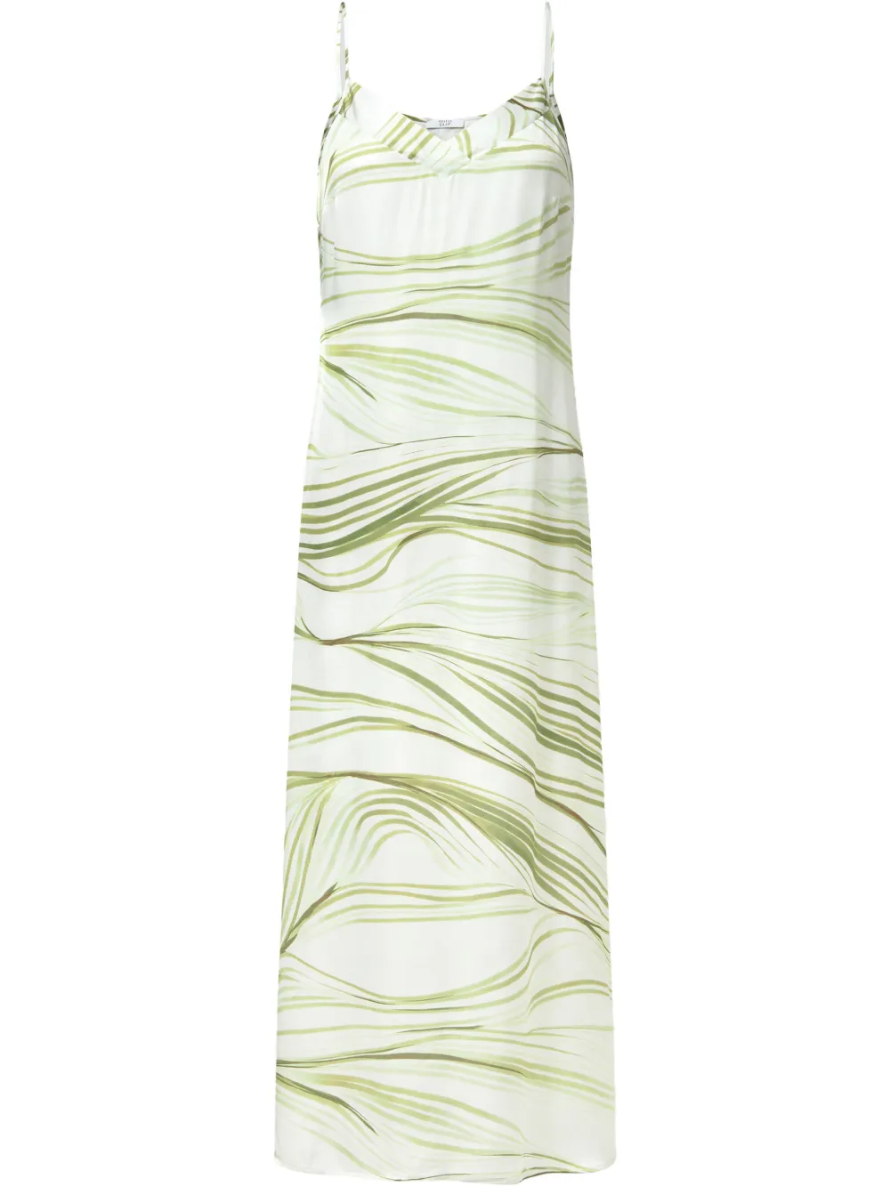 Peserico abstract-pattern dress | White | Image 1