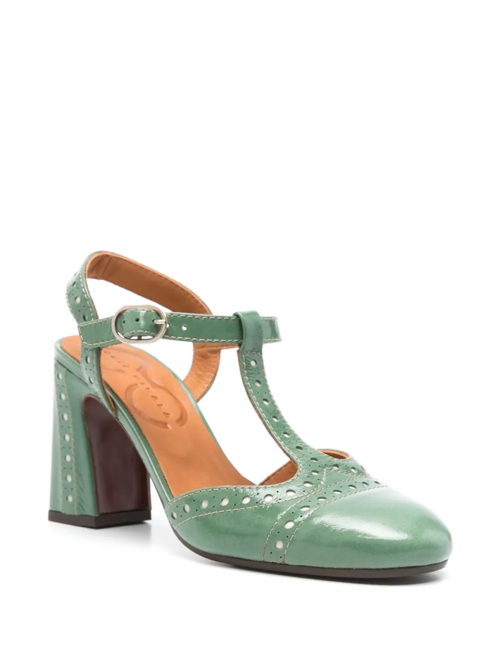 Chie Mihara 90mm Mira46 pumps Green