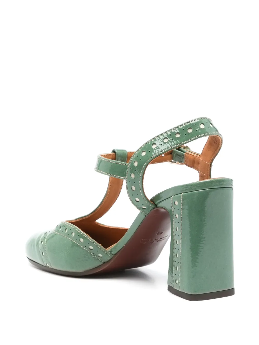 Chie Mihara 90mm Mira46 pumps Green