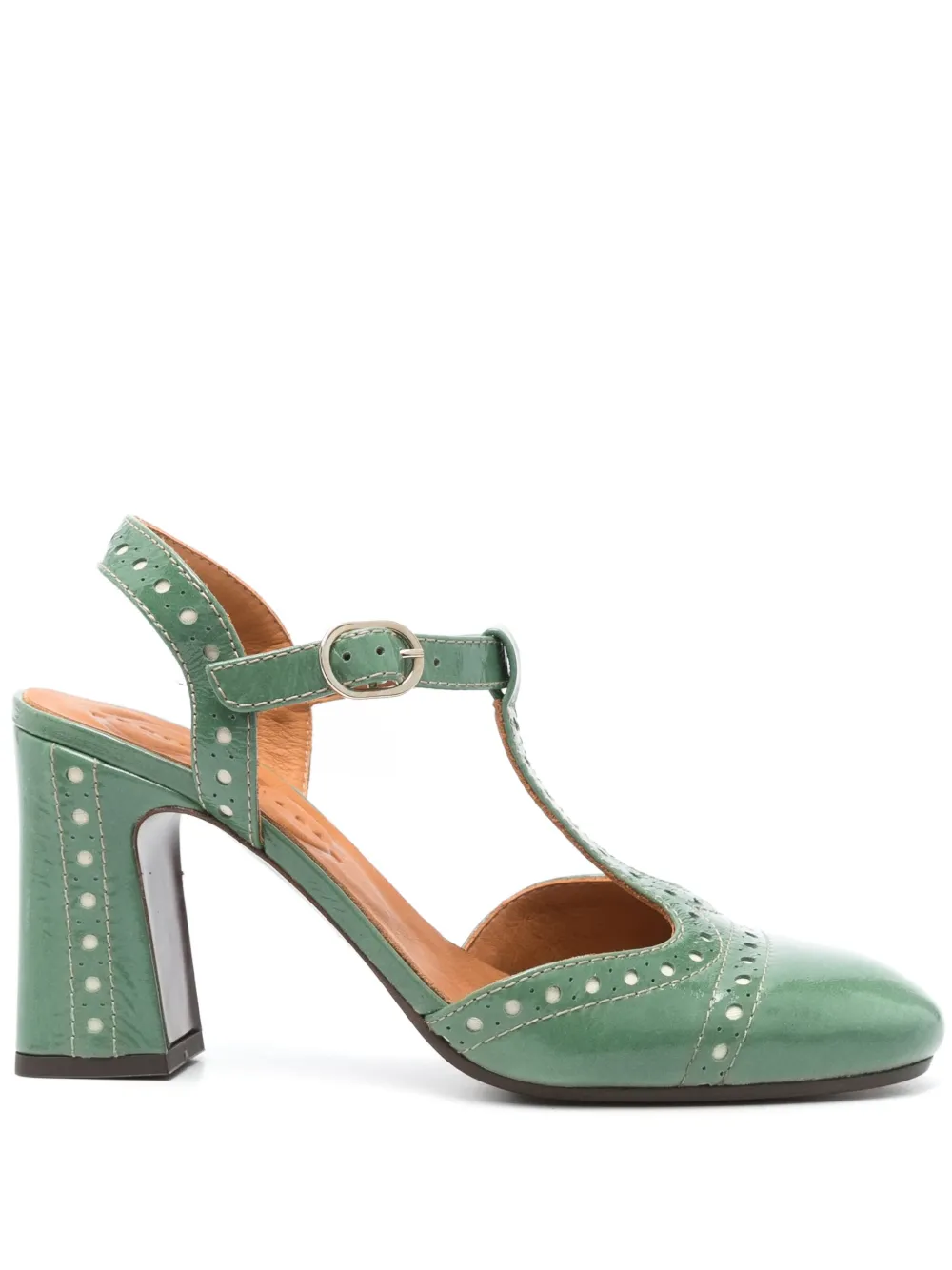 Chie Mihara 90mm Mira46 pumps Green