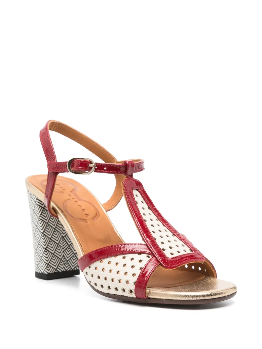 Chie Mihara Bechill 85mm sandalen Rood