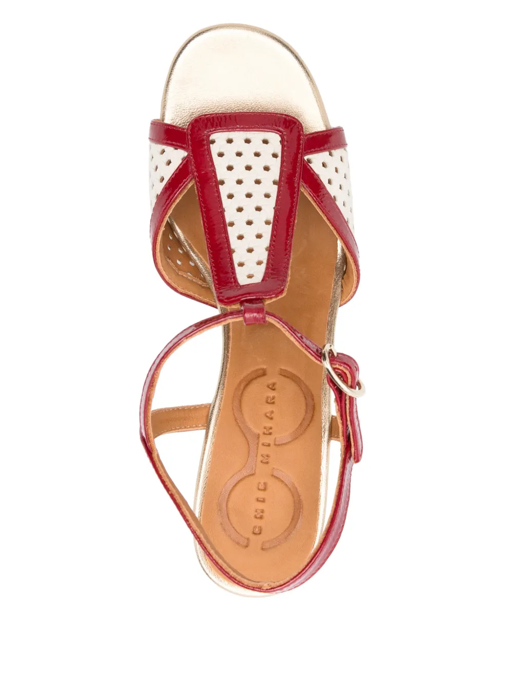 Chie Mihara Bechill 85mm sandalen Rood