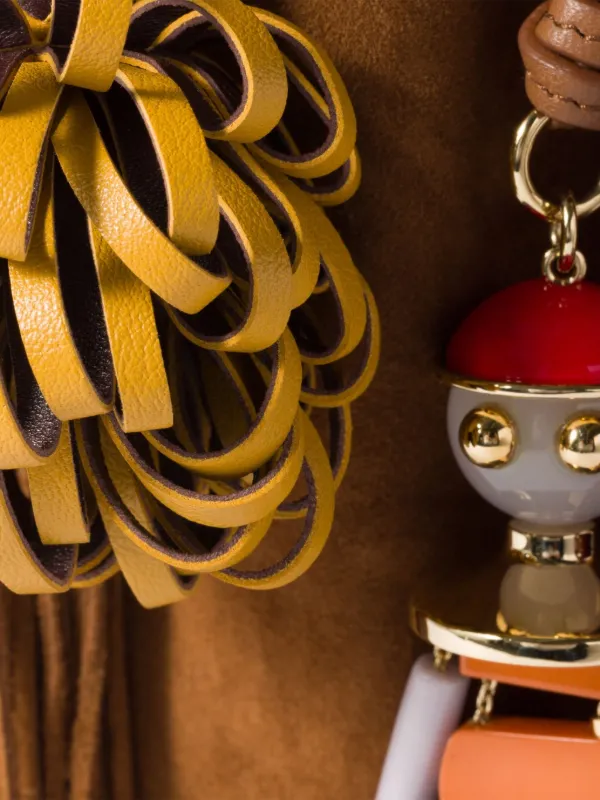 Miu Miu Trick スエード ハンドバッグ | ブラウン | FARFETCH JP