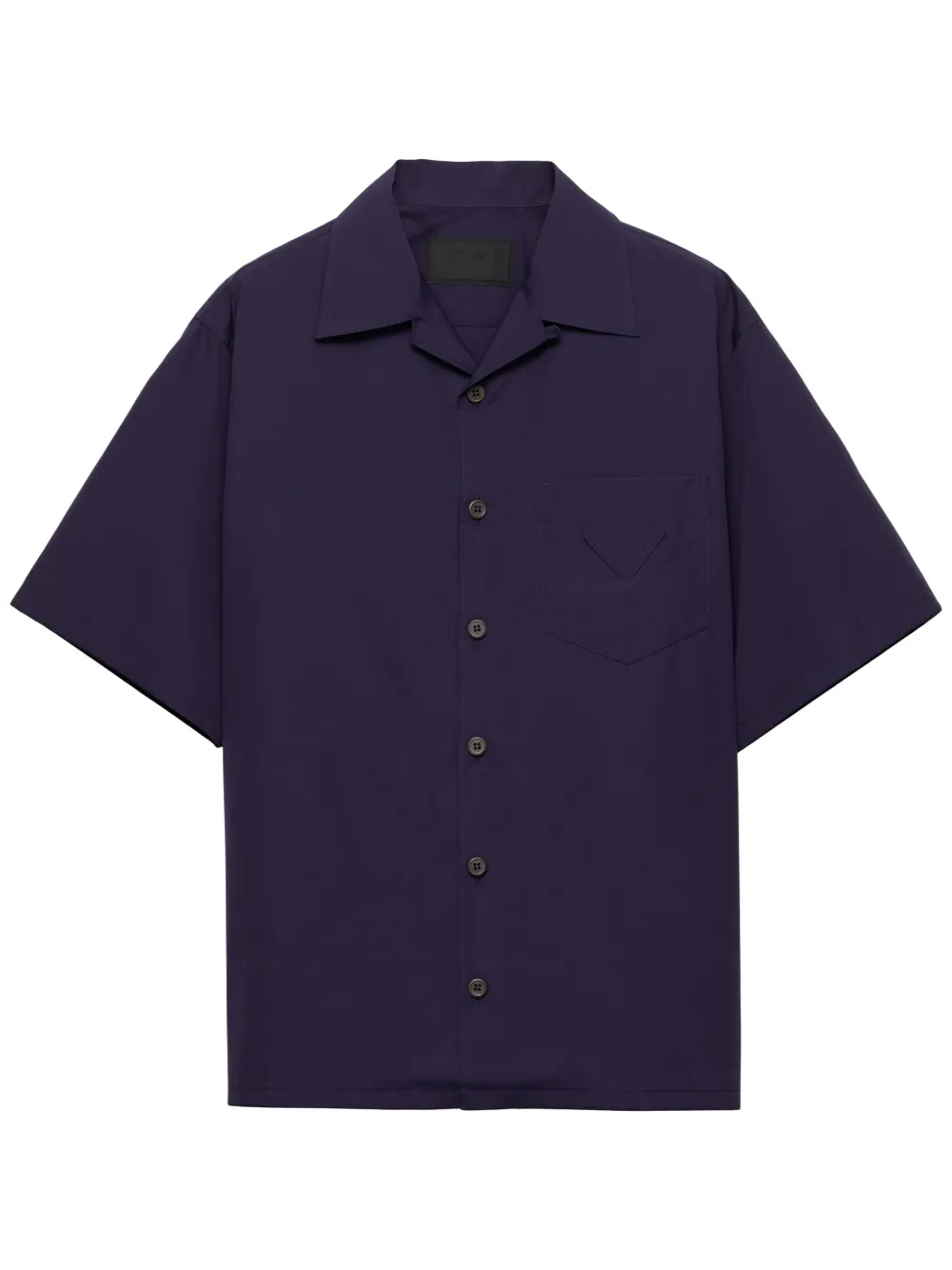 Prada Bowlingshirt Blauw