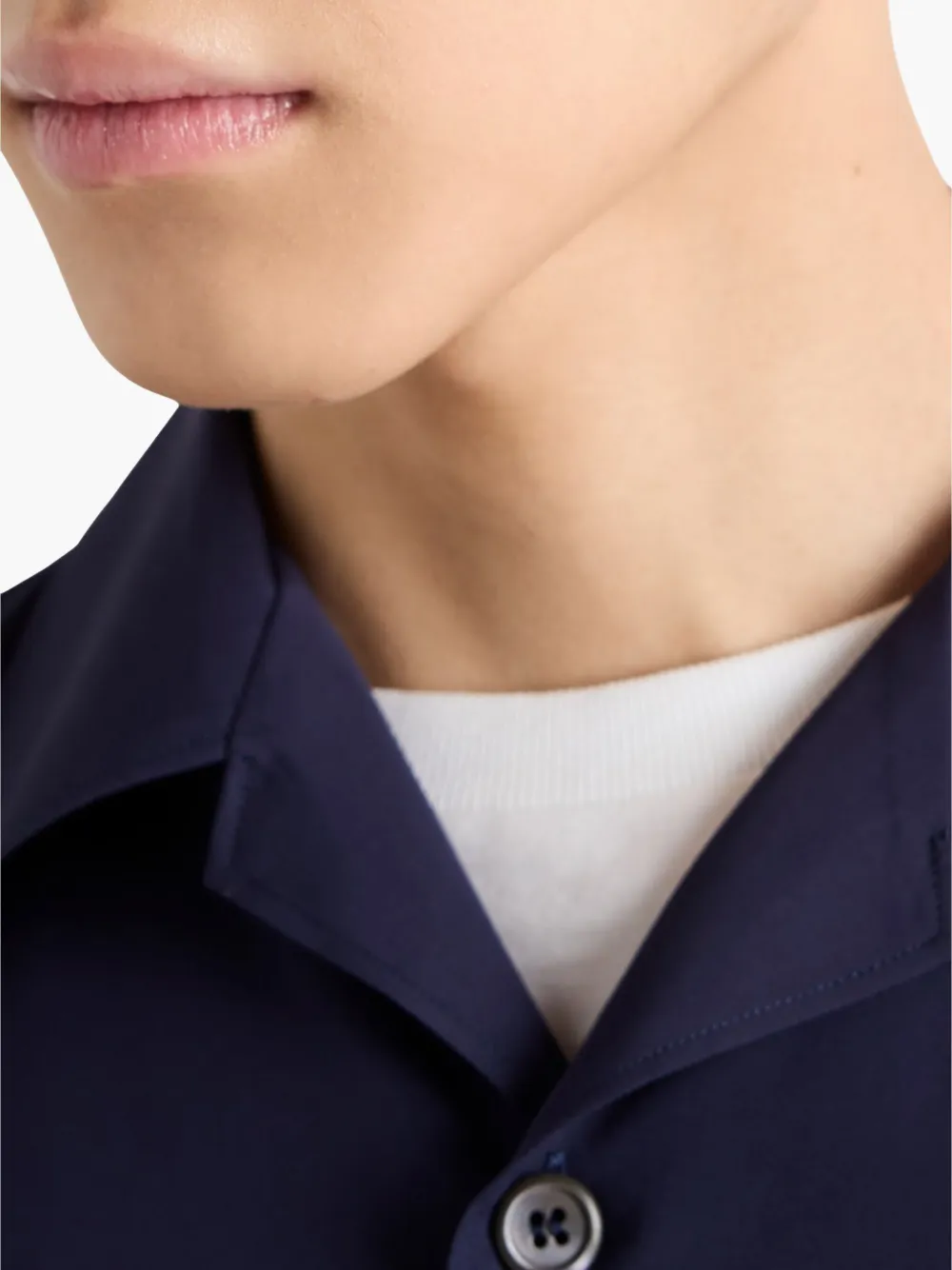 Prada Bowlingshirt Blauw