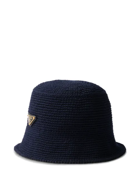 Prada crochet bucket hat
