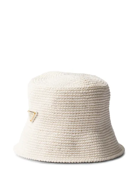 Prada gorro de pescador de crochet
