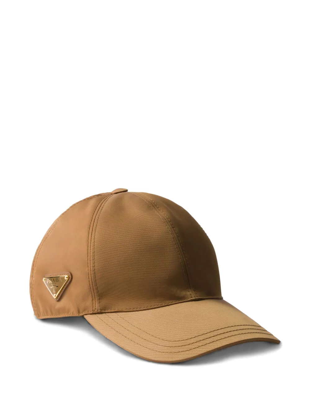 Prada gorra con logo triangular | marrón | Image 1