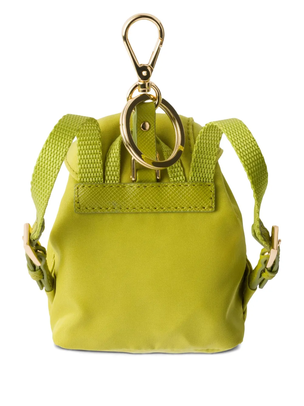 Prada Icon Re-Nylon mini-tassenbedel - Groen