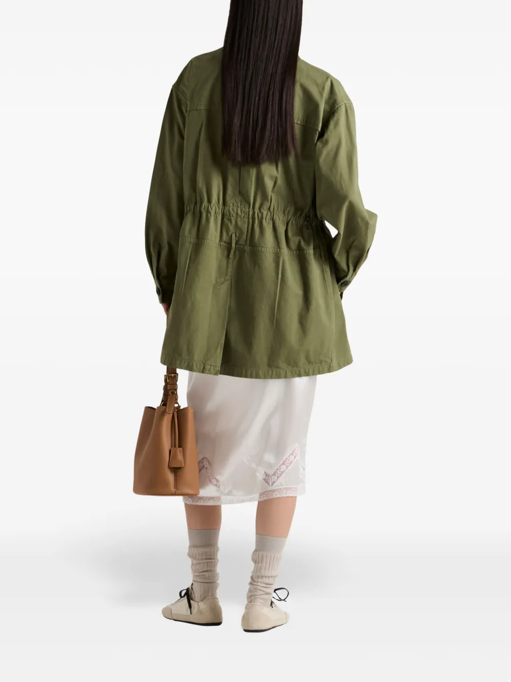Prada Cotton Jacket In グリーン
