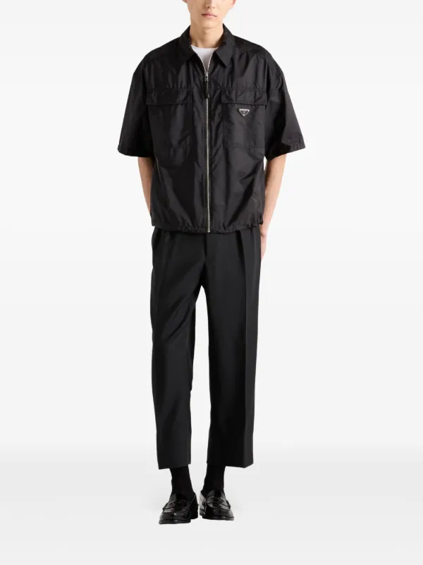 Prada Re-Nylon Shirt | Black | FARFETCH