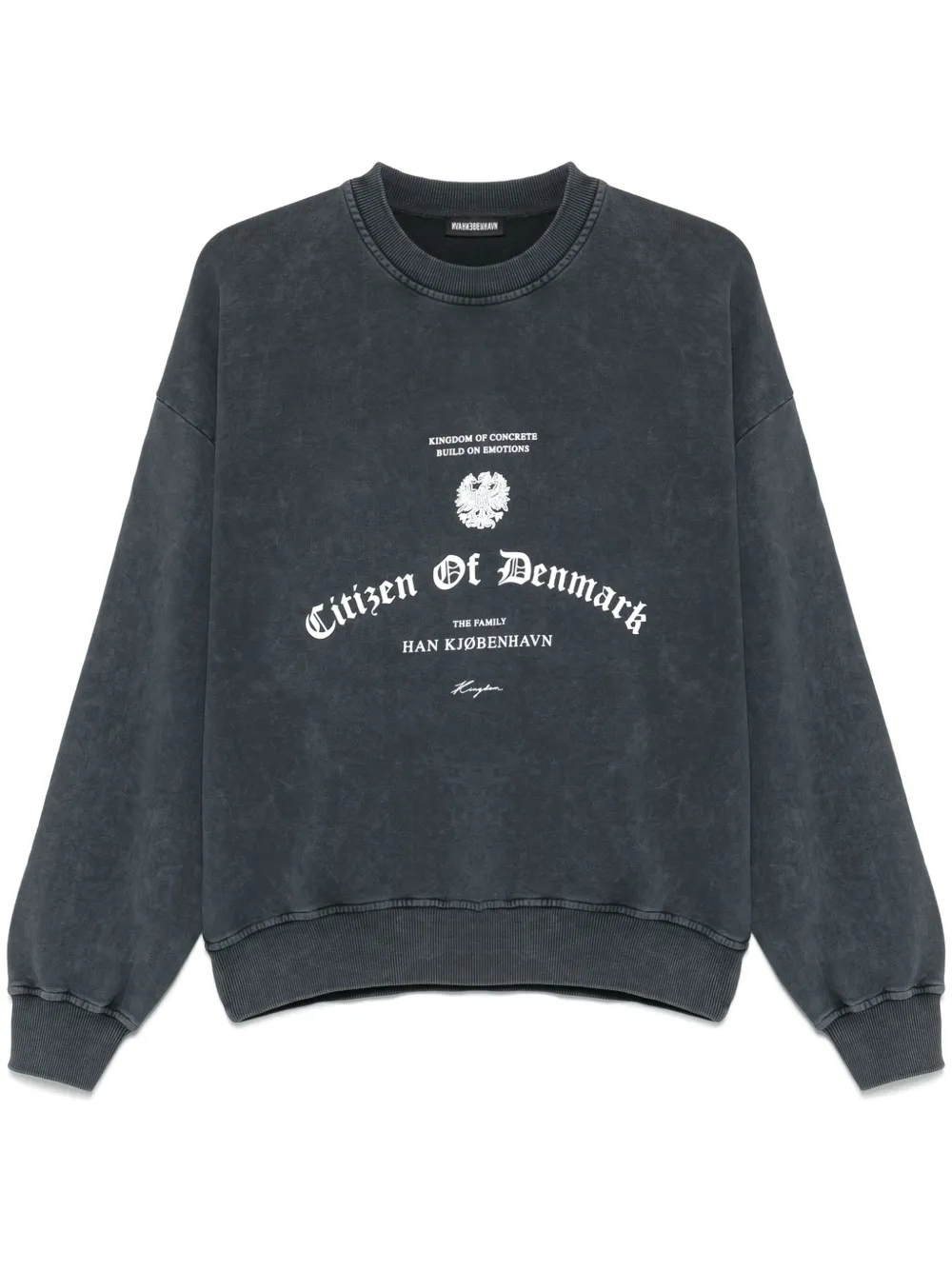 Han Kjøbenhavn Citizen-print sweatshirt | Grey | Image 1