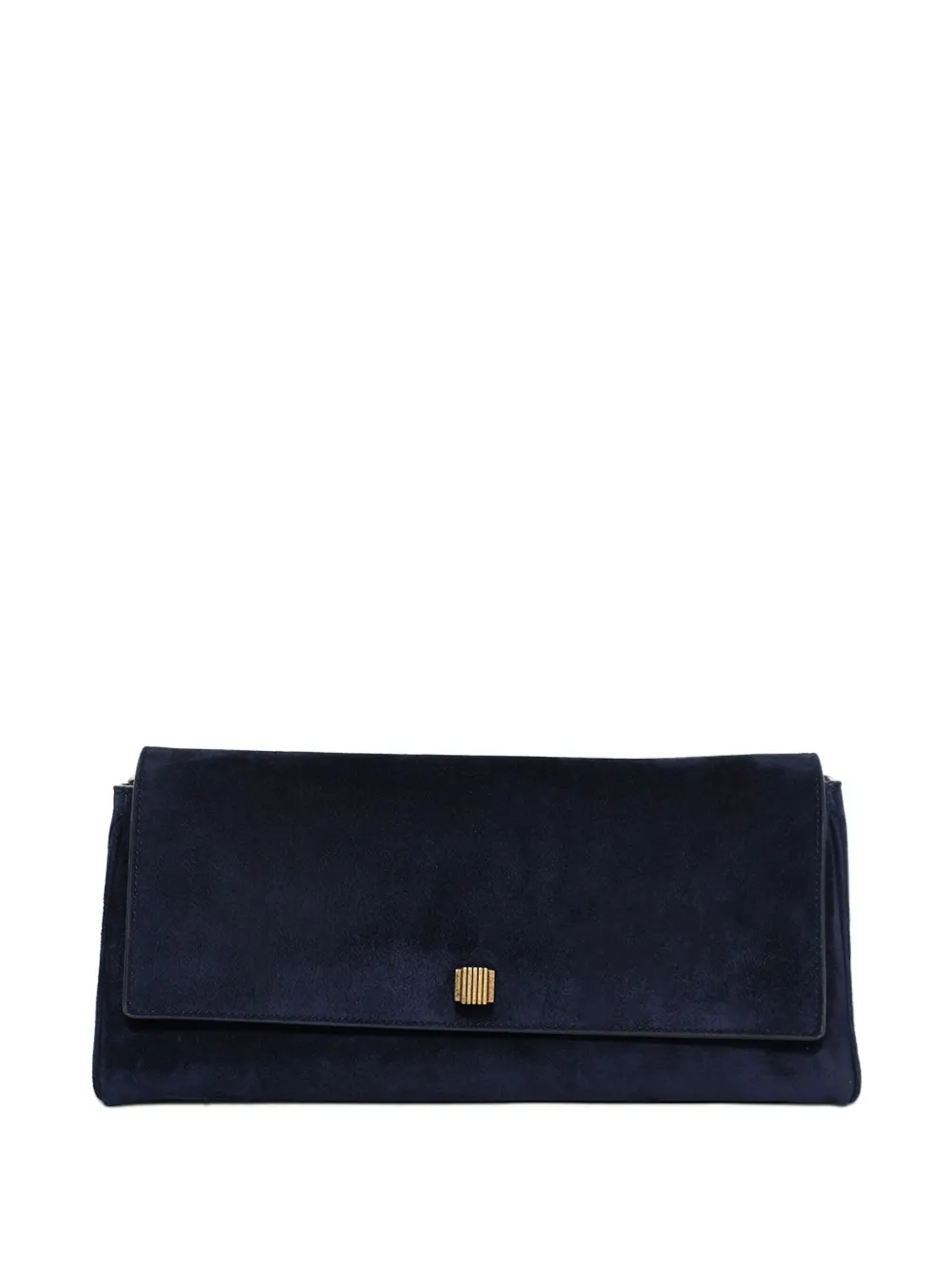 KHAITE Clutch in pelle scamosciata - Blu