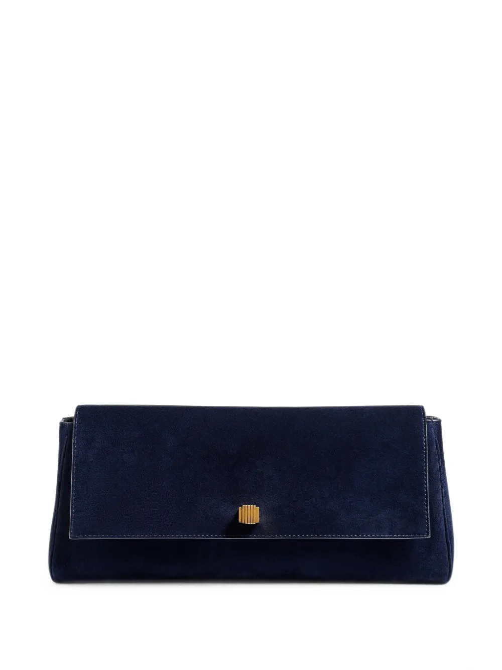 KHAITE Clutch in pelle scamosciata - Blu